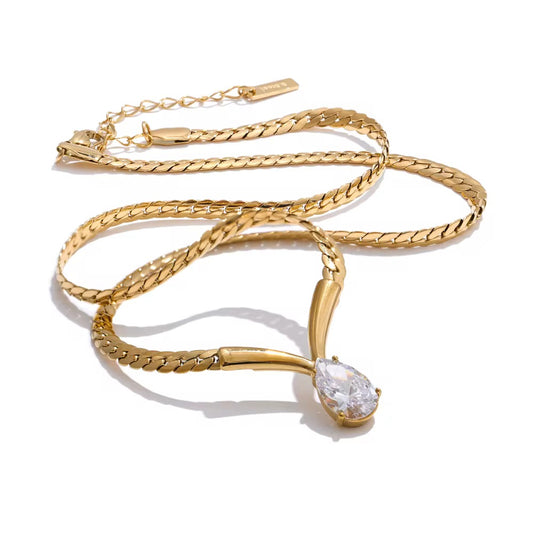 Celeste Tear Necklace