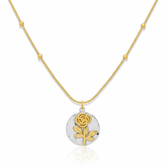 Petal Coin Necklace