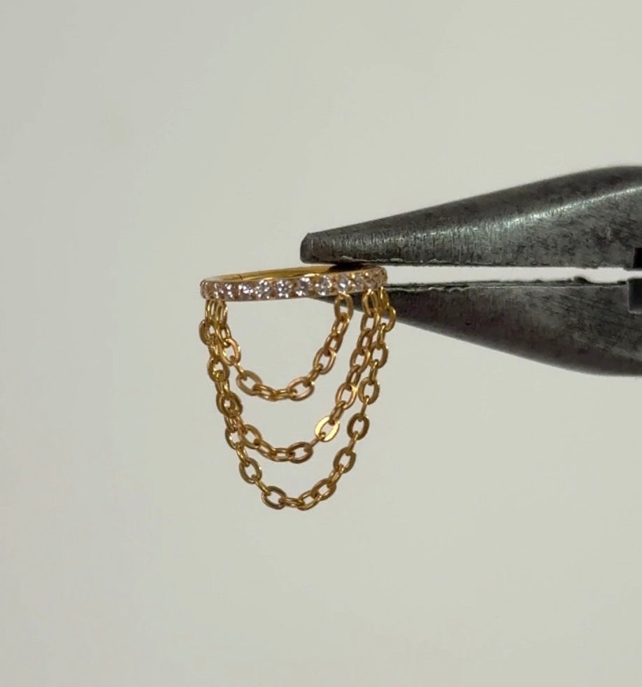 Layered Sparkle Bali Clicker (Single Piece)
