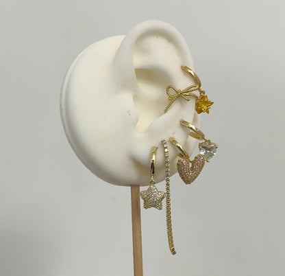 Candy Heart Piercing Set (Not in pair)