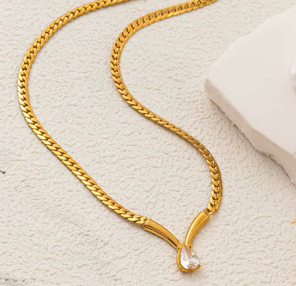 Celeste Tear Necklace