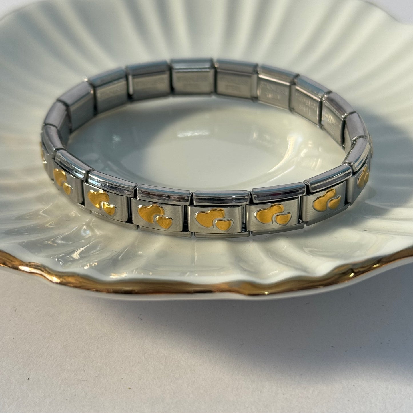 LINKED LOVE ITALIAN CHARM BRACELET