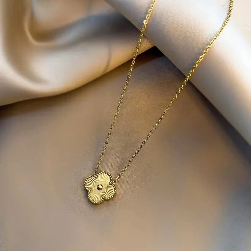 Gold Clover Necklace