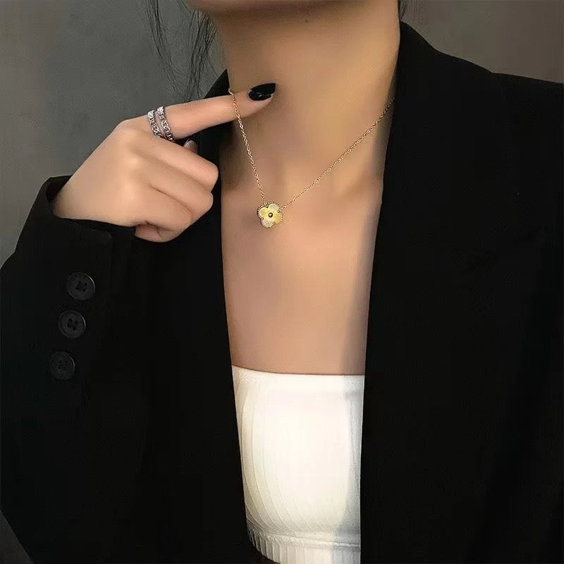 Gold Clover Necklace