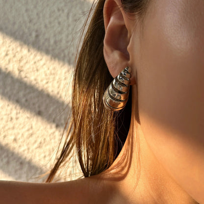 SPIRAL BOTTEGA EARRINGS