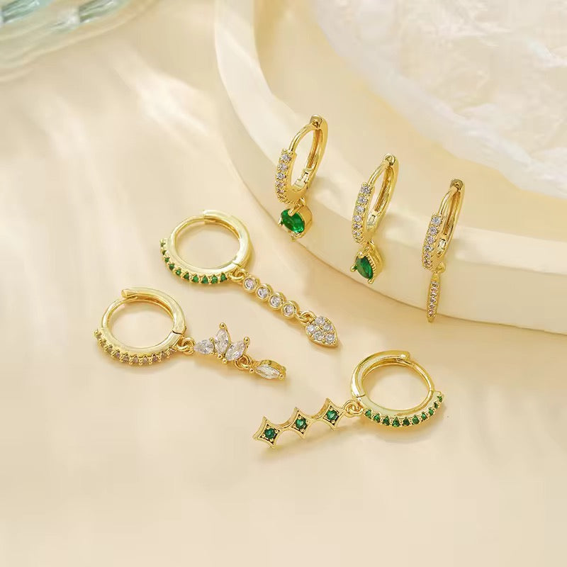 Emerald Dream Piercing Set (Not in pair)