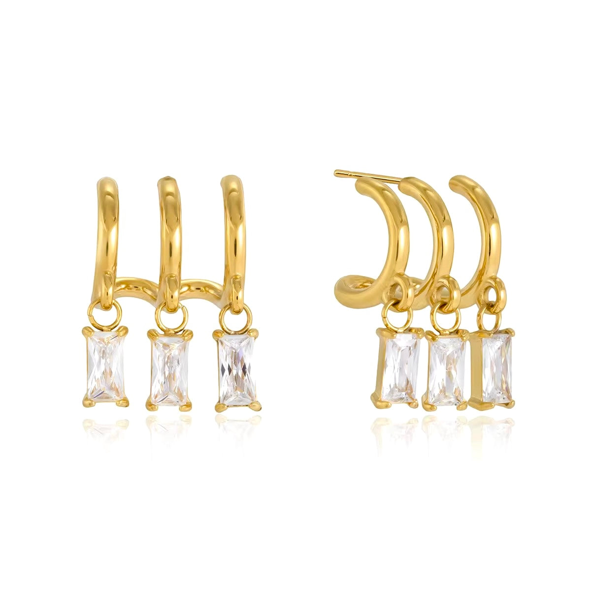 Illusion Stack Earrings