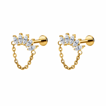 Regal Hidden Helix Flat back studs