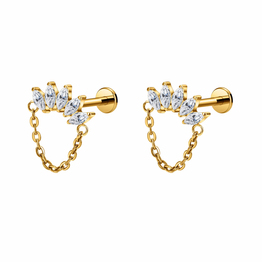 Regal Hidden Helix Flat back studs