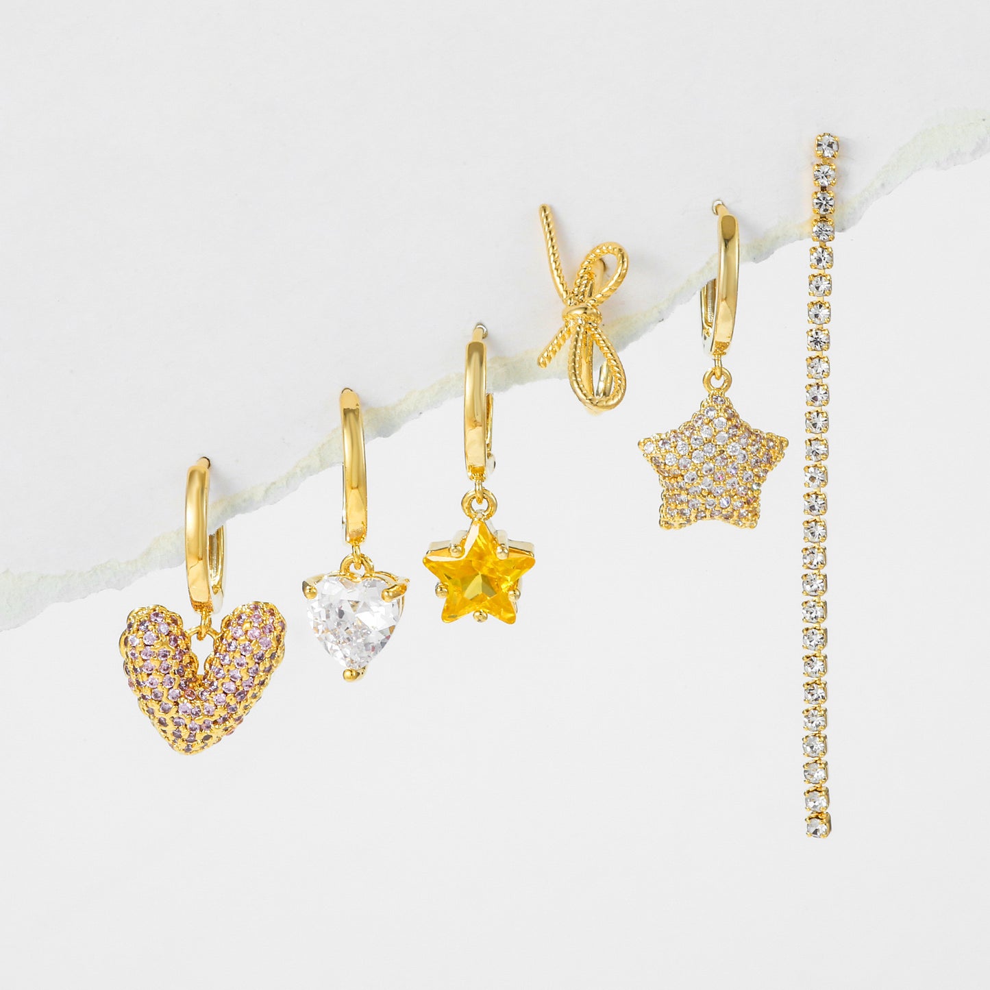 Candy Heart Piercing Set (Not in pair)