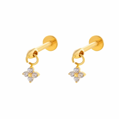 Rosette Helix Flat back studs