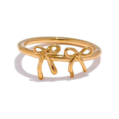 Blush Bow Ring