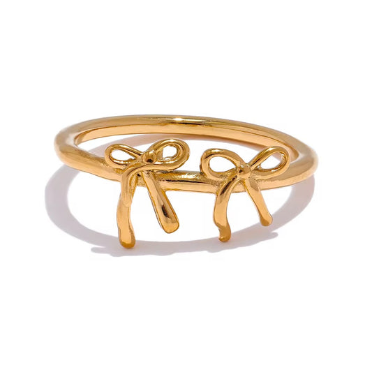 Blush Bow Ring