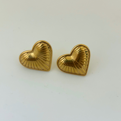 Heart Ray Earrings