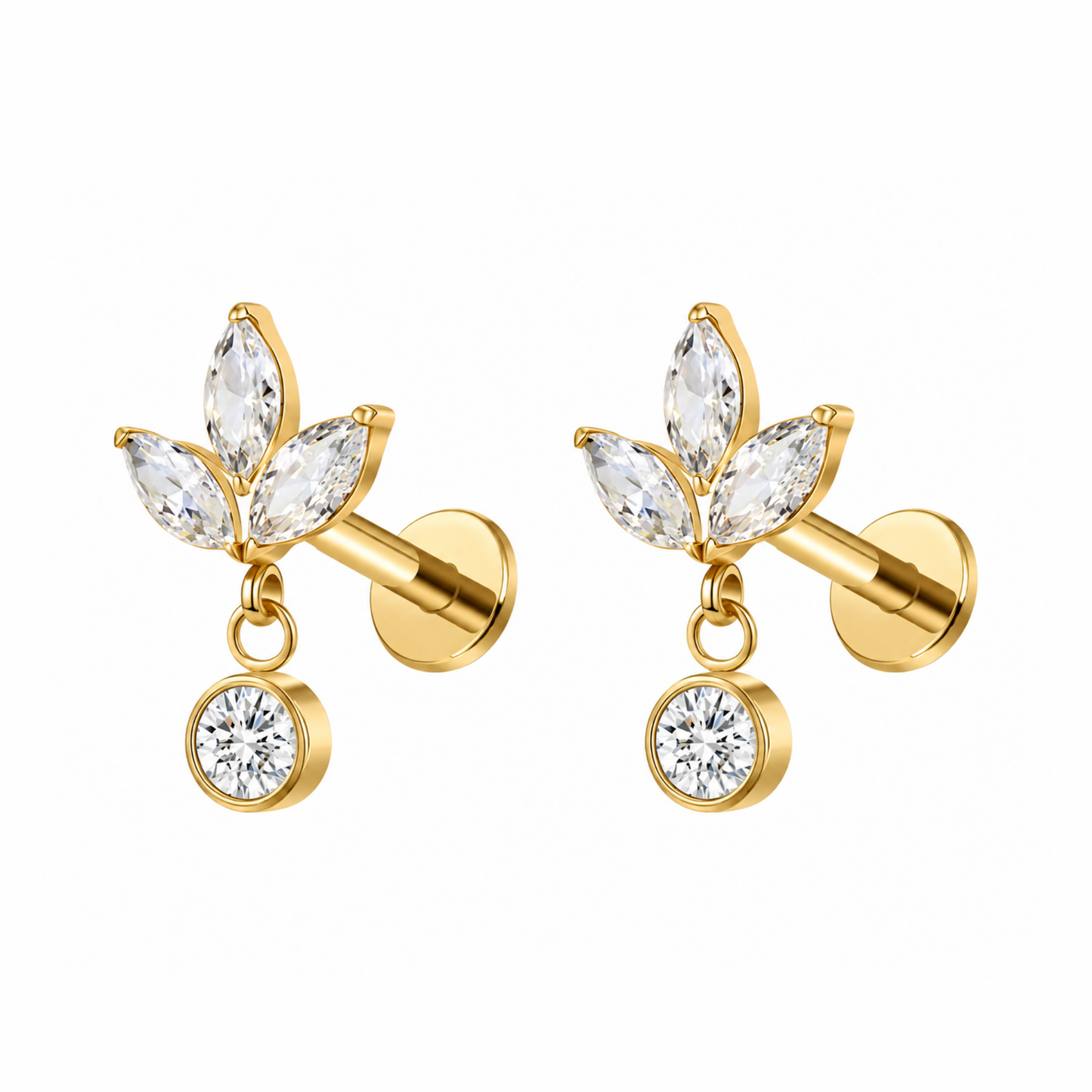 Ivy Flat back studs