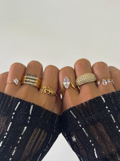 Blush Bow Ring