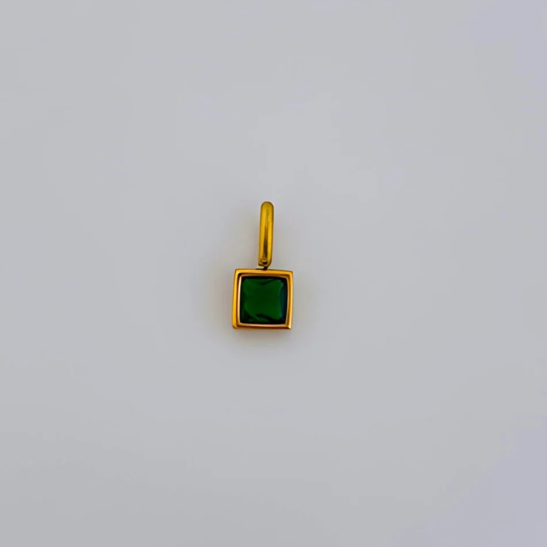 Green Gemstone Charm