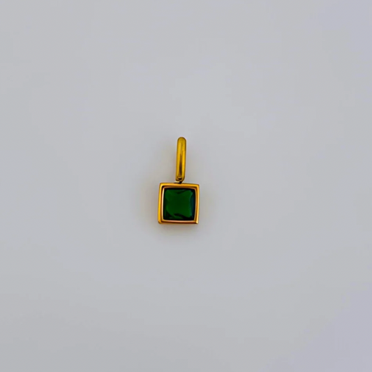 Green Gemstone Charm