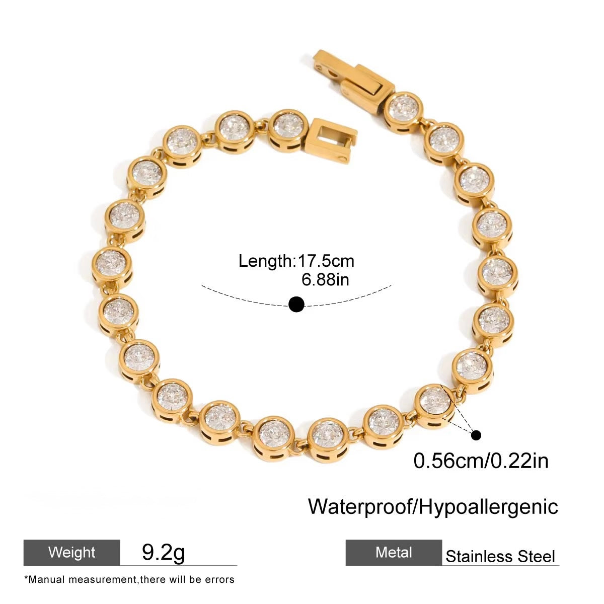 Halo Tennis Bracelet