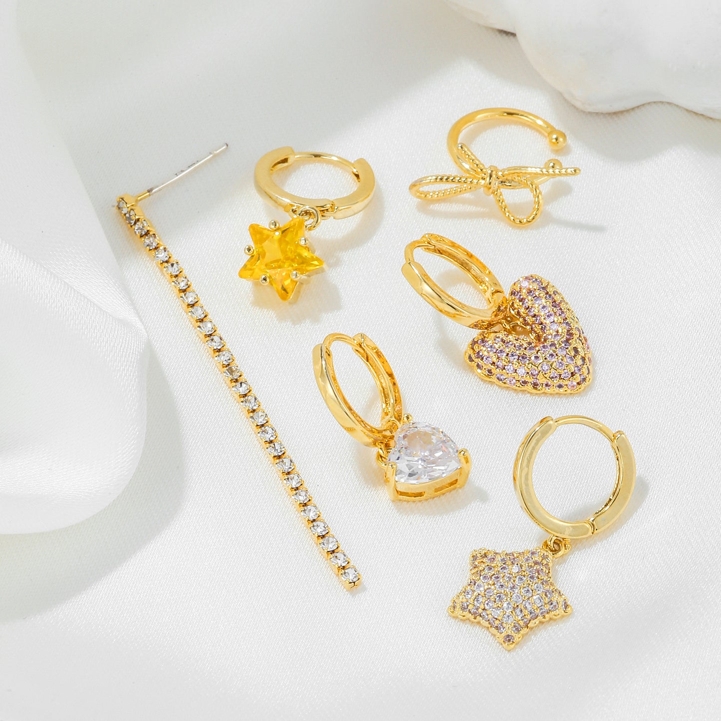 Candy Heart Piercing Set (Not in pair)
