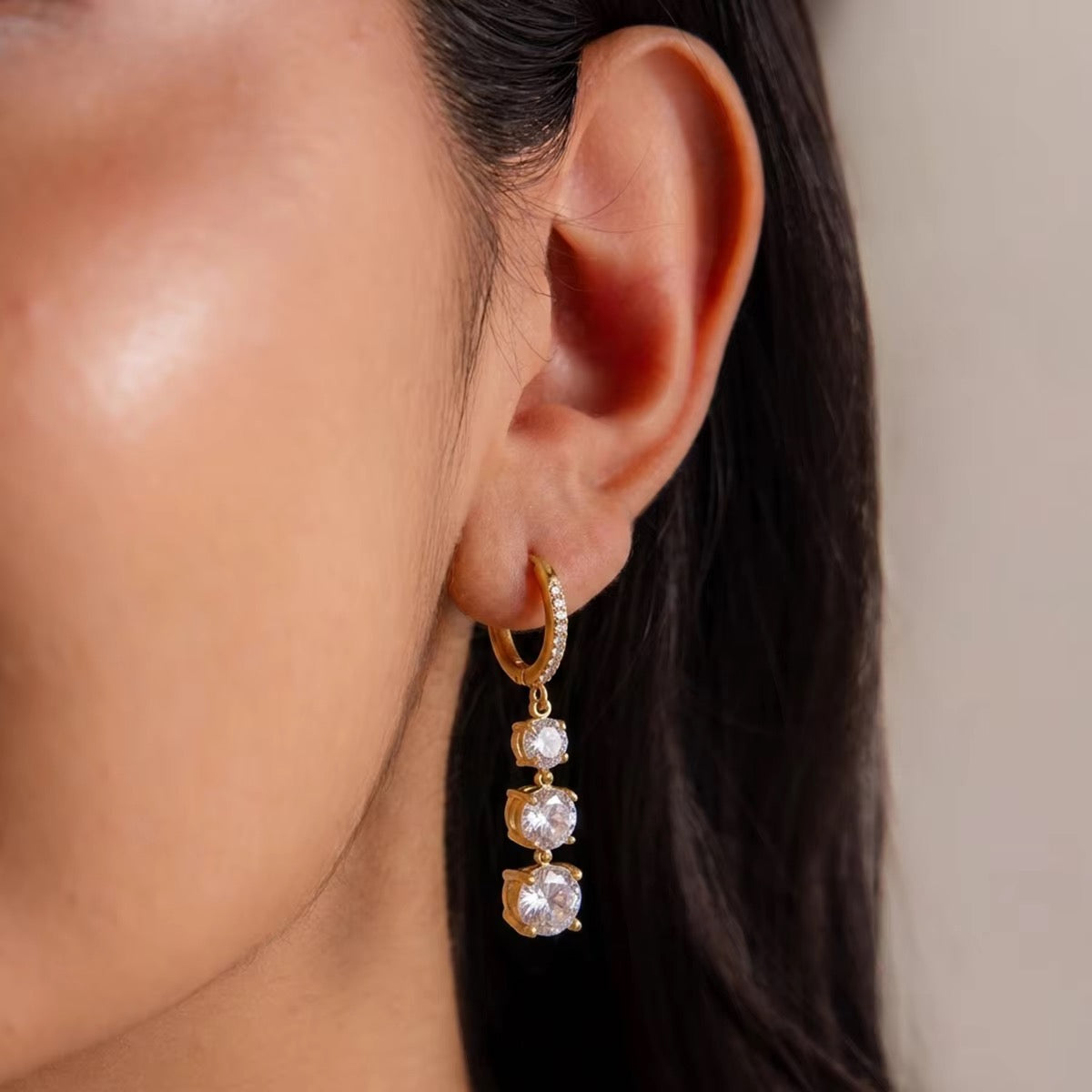 Crystal Cascade Earrings