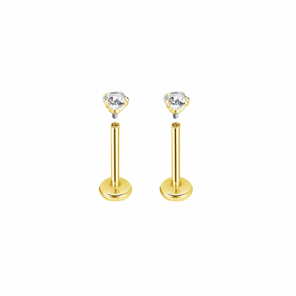 Solitaire Flat Back Studs