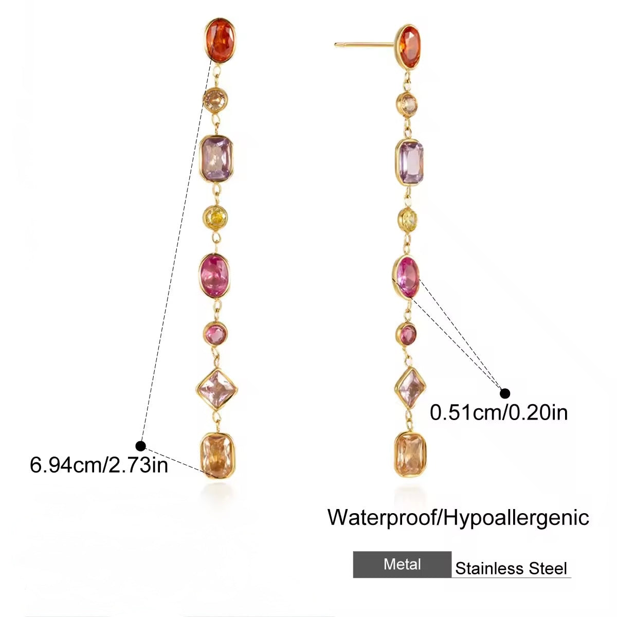 Roselle Earrings
