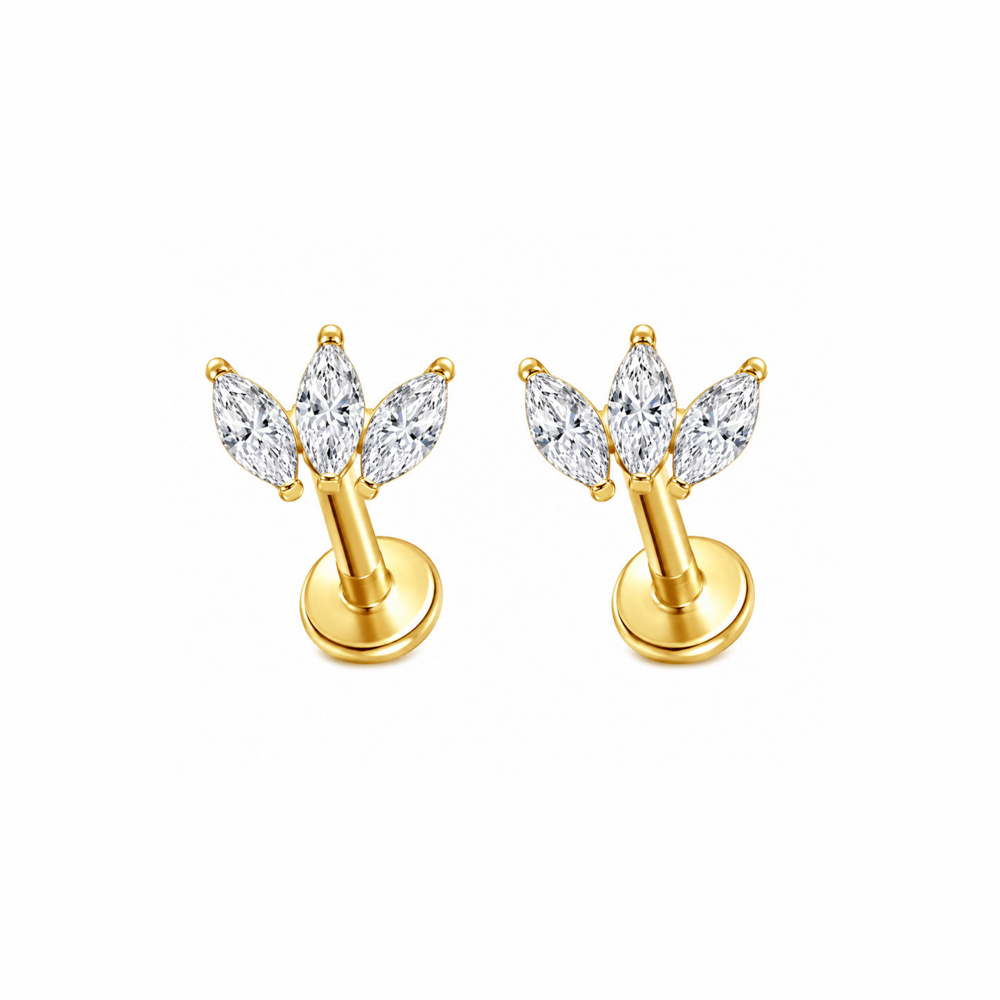 Vela Flat back studs