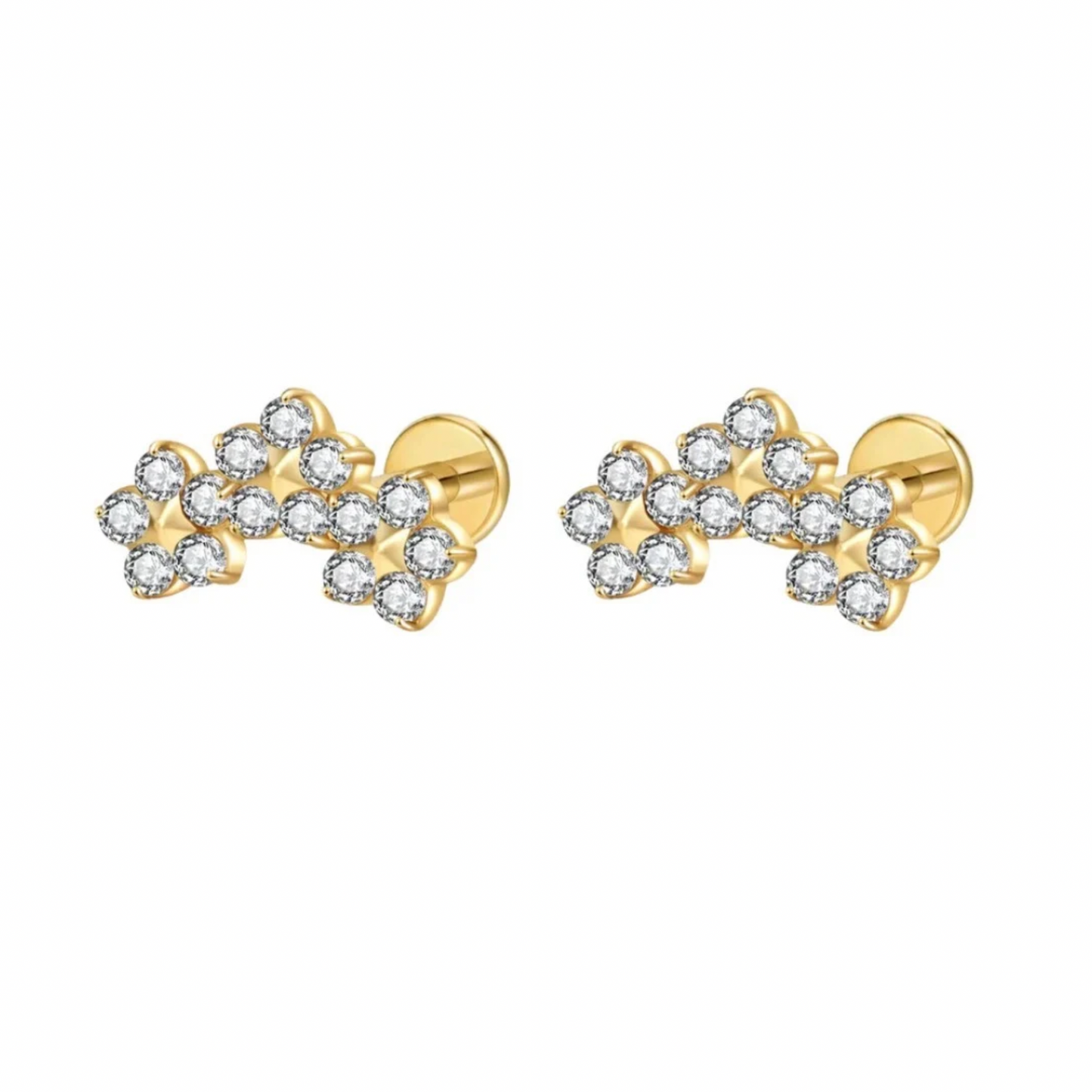 Elara Flat back studs