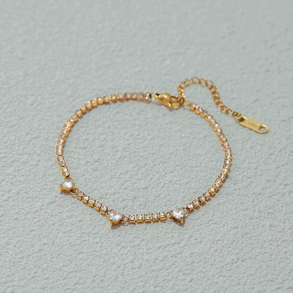 Sweetheart Tennis Bracelet