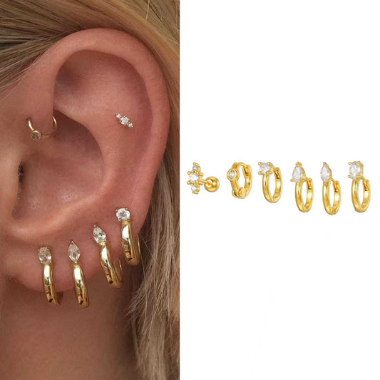 Luxe Stack Piercing Set (Not in pair)
