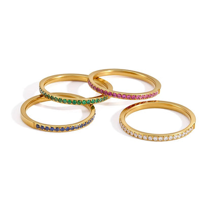 Dainty Gem Ring