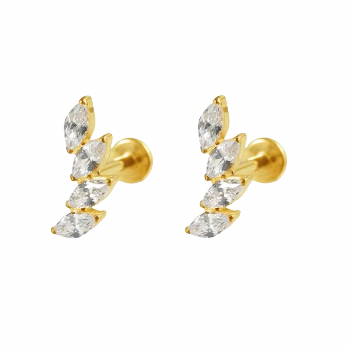 Pixie Flat back studs