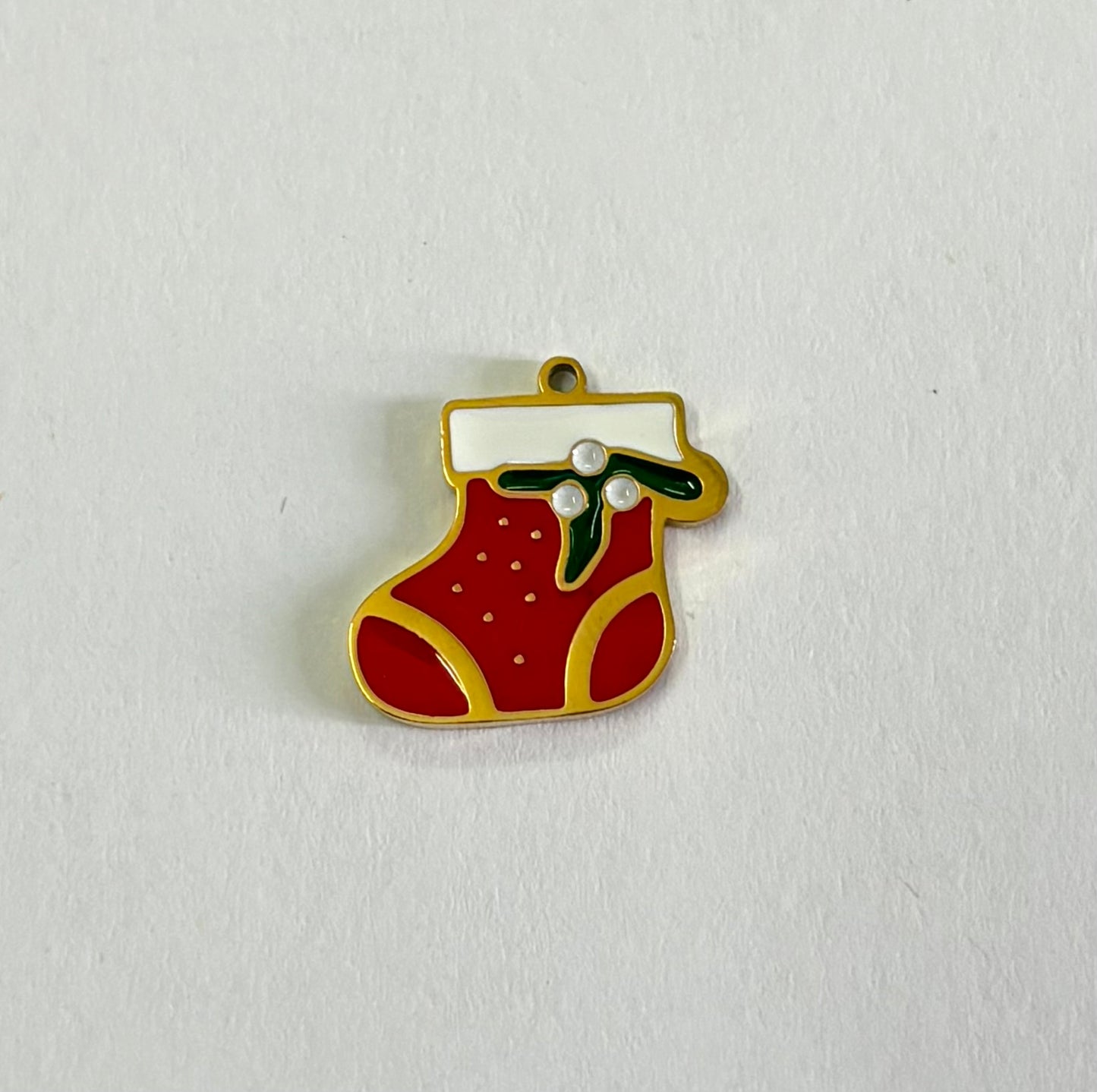 Santa Stocking Charm