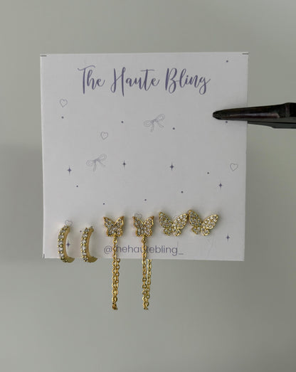 Flutter Piercing Set (In pair)