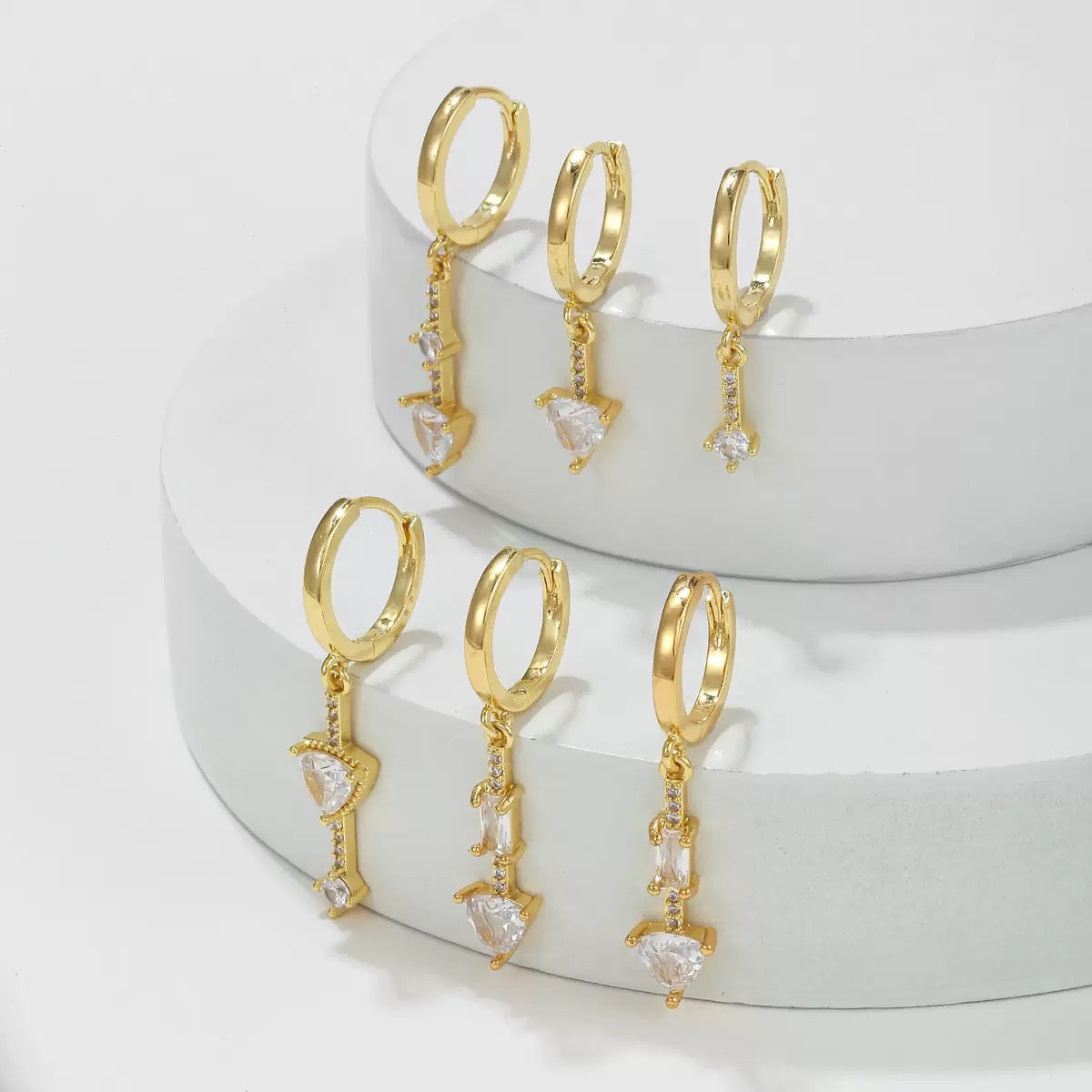 Crystal Edge Piercing Set (Not in pair)