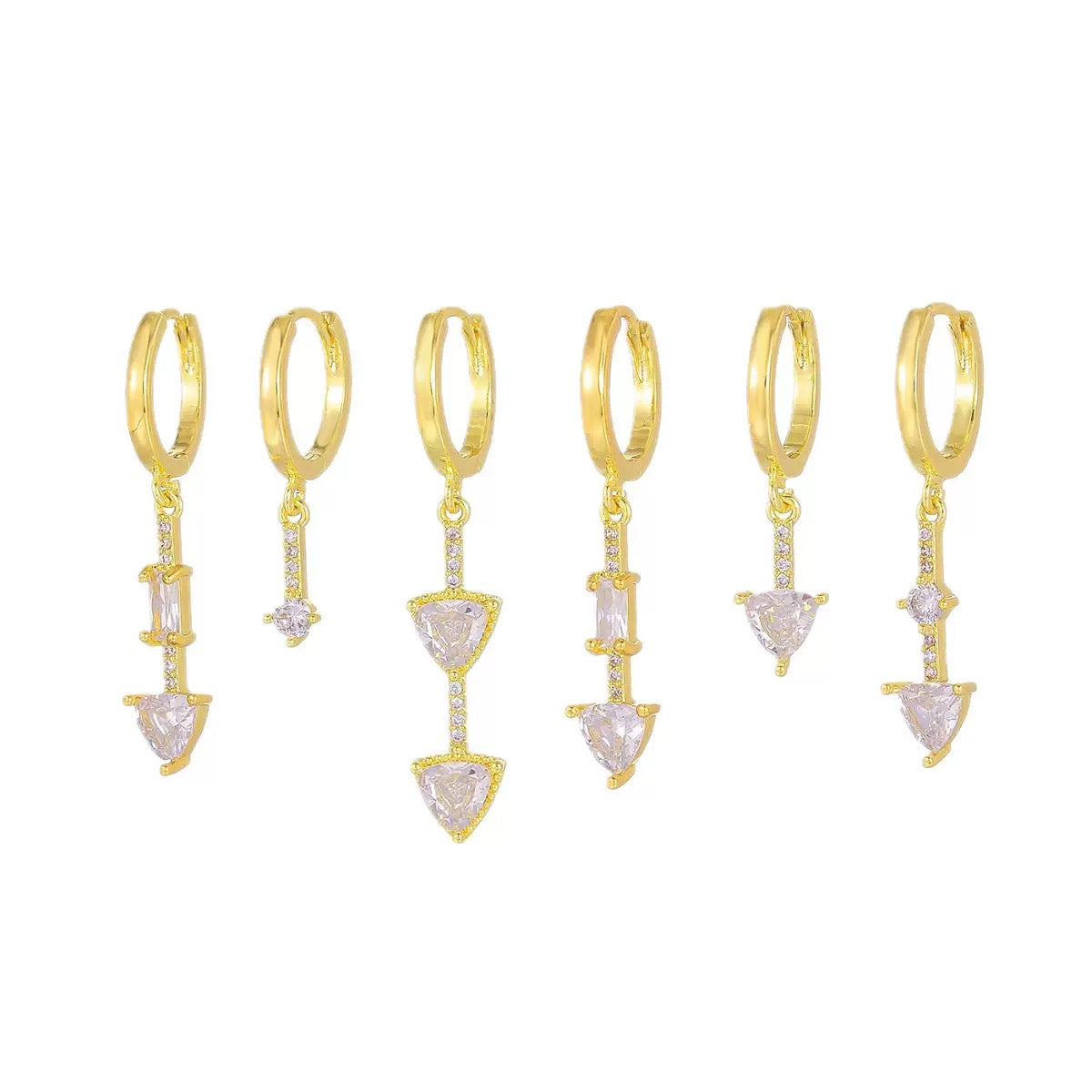 Crystal Edge Piercing Set (Not in pair)