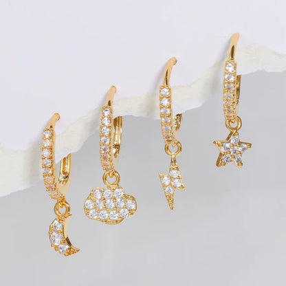 Galaxy Gold Piercing Set (Not in pair)