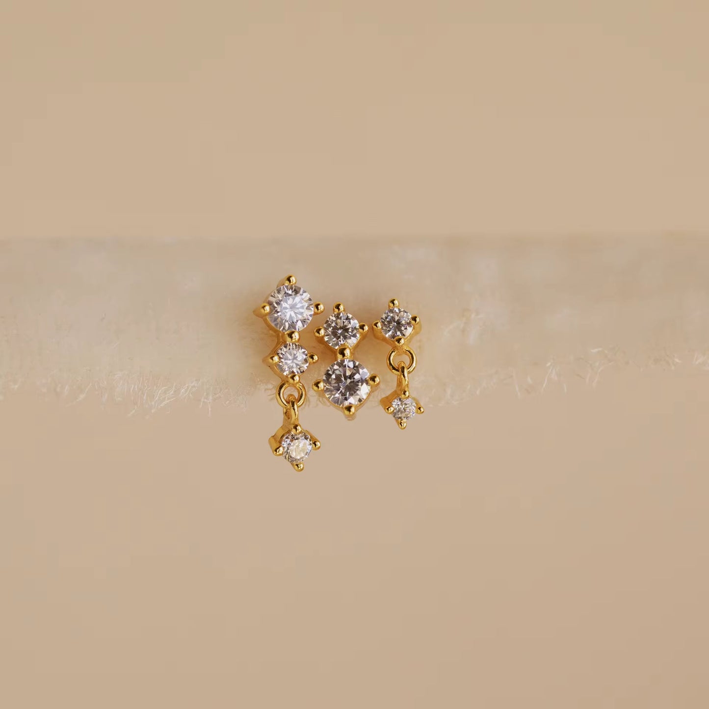 Crystal Piercing Set (In pair)