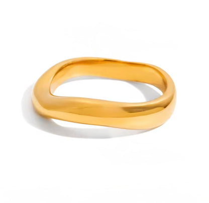 Serene Wave Ring