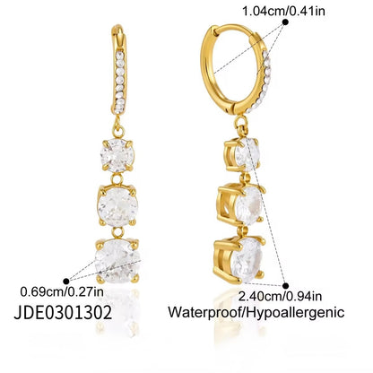Crystal Cascade Earrings