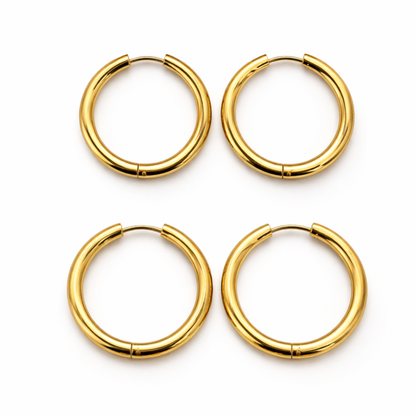 Large Round Hoops