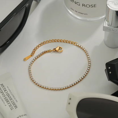 Thin Luxe Tennis Bracelet