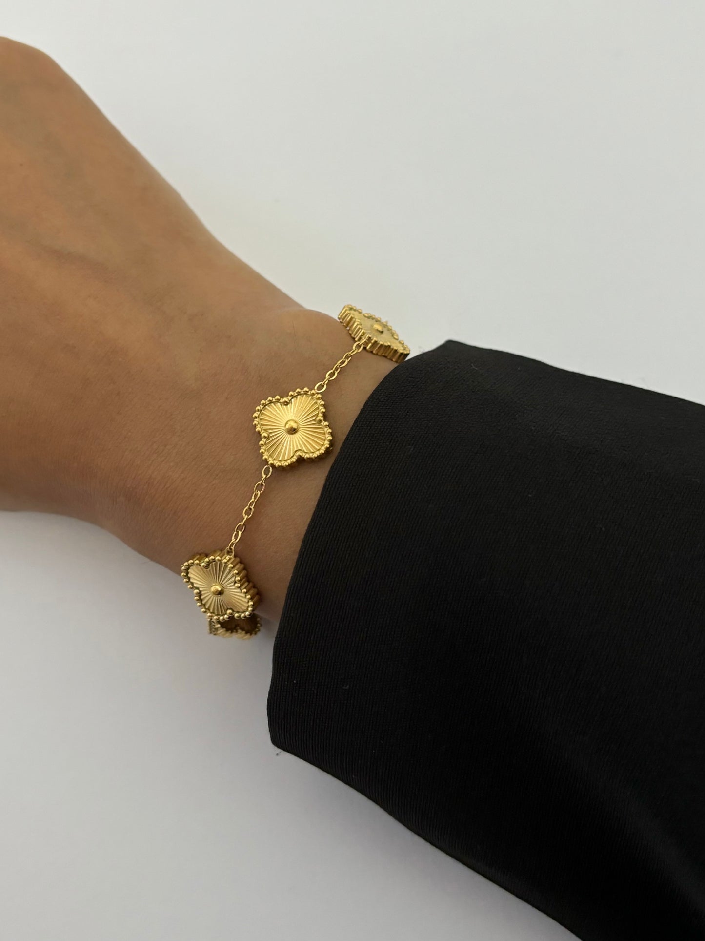 Gold Clover Bracelet