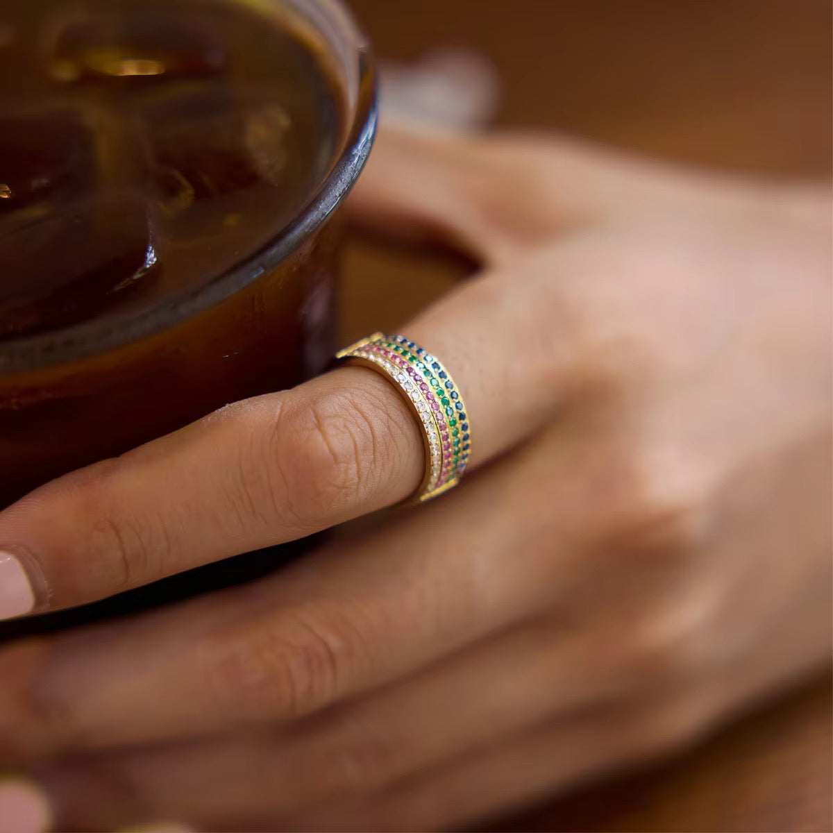 Dainty Gem Ring