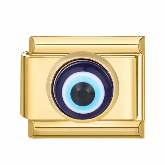 GOLD EVIL EYE IC