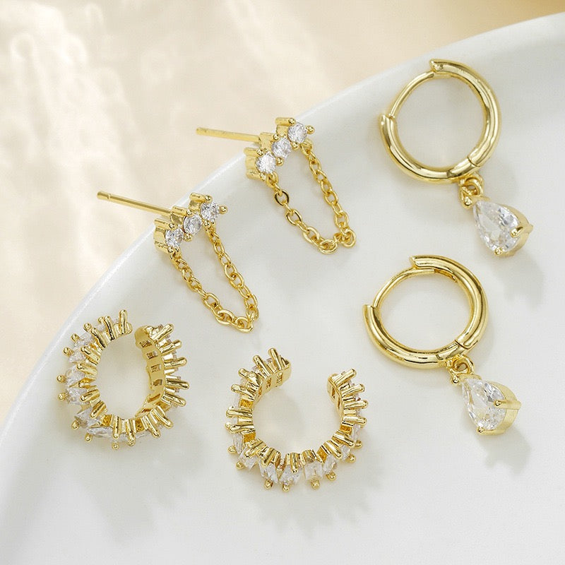 Icy Drop Piercing Set (In pair)