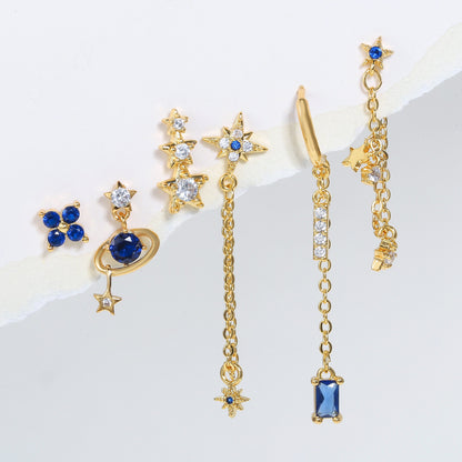 Blue Orbit Piercing Set (Not in pair)
