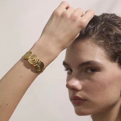 Swirl Cuff Bracelet