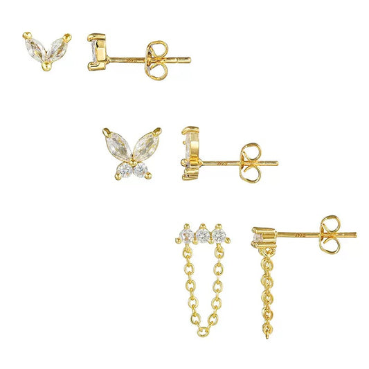 Diamond Wing Piercing Set (In pair)